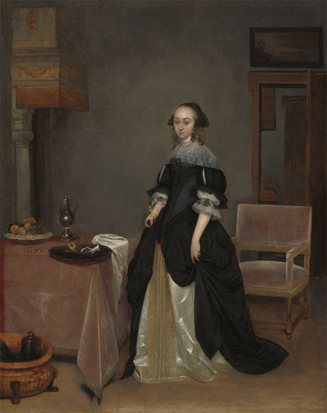 Maria van Suchtelen, c.1666 | Gerard ter Borch | Painting Reproduction