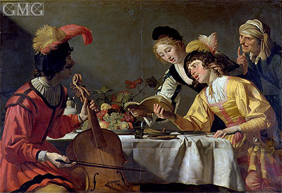 Concert, c.1626/30 | Gerrit van Honthorst | Painting Reproduction