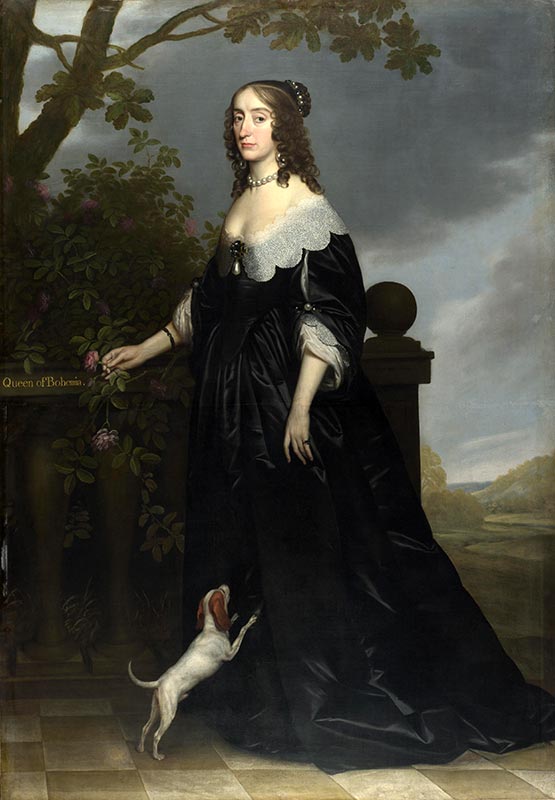 Portrait of Elizabeth, Queen of Bohemia, c.1623 | Gerrit van Honthorst | Painting Reproduction