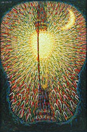 Street Light, 1909 von Giacomo Balla | Gemälde-Reproduktion