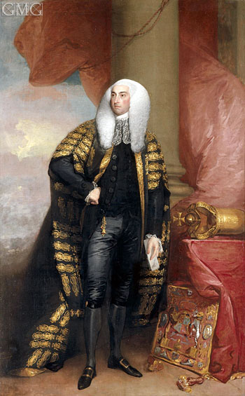 Baron Fitzgibbon, 1789 by Gilbert Stuart | Painting Reproduction
