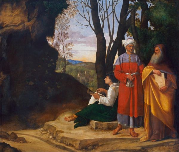 The Three Philosophers, c.1508/09 by Giorgione | Painting Reproduction