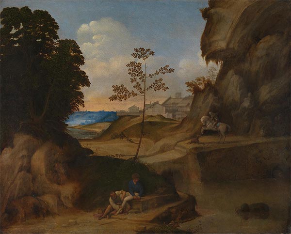Il Tramonto (The Sunset), c.1506/10 by Giorgione | Painting Reproduction