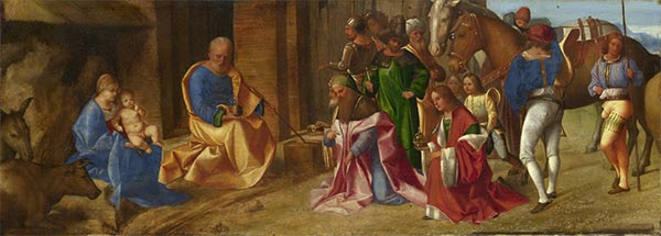 Die Anbetung der Könige, c.1506/07 | Giorgione | Gemälde Reproduktion