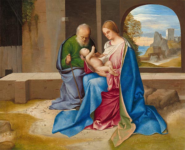 Die heilige Familie, c.1500 | Giorgione | Gemälde Reproduktion