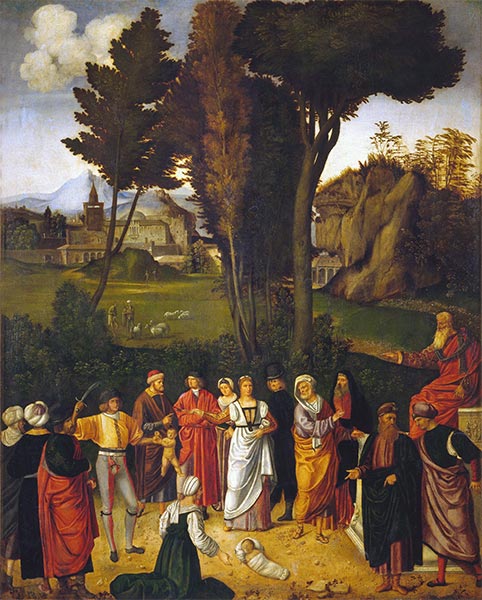 Das Urteil Salomos, c.1502/05 | Giorgione | Gemälde Reproduktion