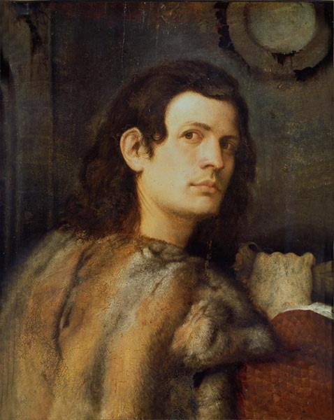 Portrait of a Young Man, c.1510 by Giorgione | Painting Reproduction