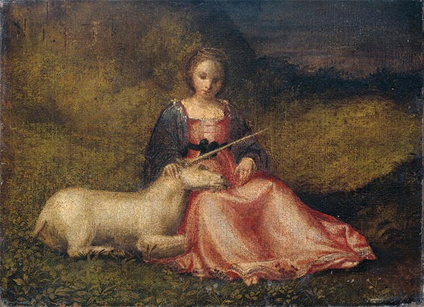 Allegory of Chastity, c.1510 | Giorgione | Painting Reproduction