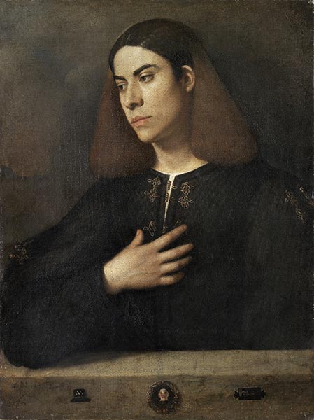 Portrait of a Young Man (The Broccardo Portrait), c.1508/10 | Giorgione | Painting Reproduction