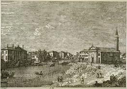 Al Dolo | Canaletto | Gemälde Reproduktion
