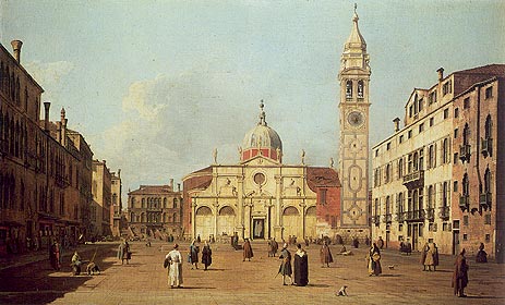 Campo Santa Maria Formosa, 1730 | Canaletto | Gemälde Reproduktion