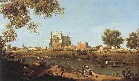 The Chapel of Eton College, 1747 | Canaletto | Painting Reproduction