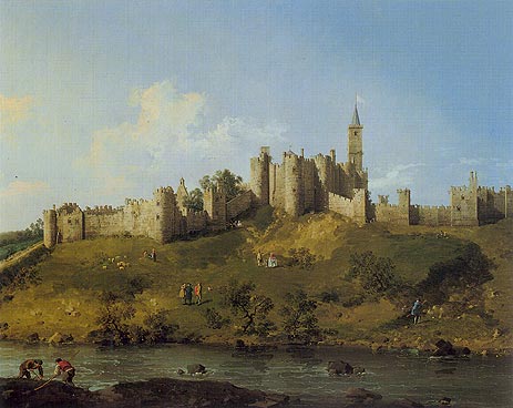 Alnwick Castle, 1746 | Canaletto | Painting Reproduction