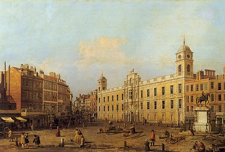 Northumberland House, 1752 | Canaletto | Gemälde Reproduktion