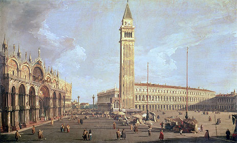 Nach San Marco | Canaletto | Gemälde Reproduktion