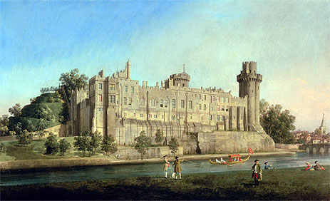 Warwick Castle, c.1749 | Canaletto | Painting Reproduction