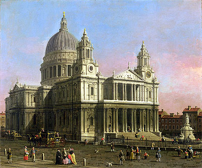 Saint Paul Cathedral | Canaletto | Painting Reproduction