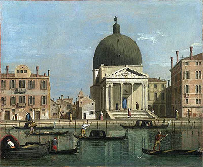 View of the Grand Canal, c.1738 | Canaletto | Painting Reproduction