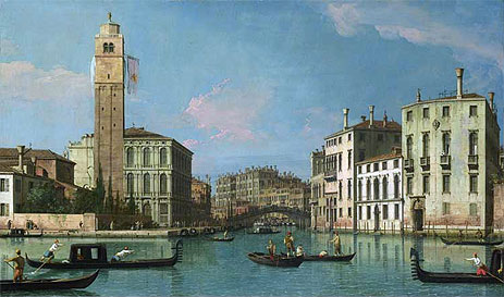 Venice: Entrance to the Cannaregio, c.1734/42 | Canaletto | Painting Reproduction