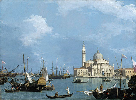San Giorgio Maggiore: from the Bacino di St. Marco, c.1726/30 | Canaletto