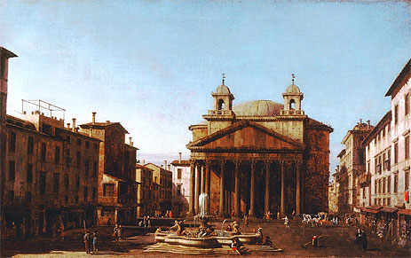 Das Pantheon | Canaletto | Gemälde Reproduktion