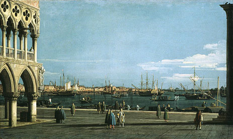 The Bacino di San Marco from the Piazzetta, n.d. | Canaletto | Painting Reproduction