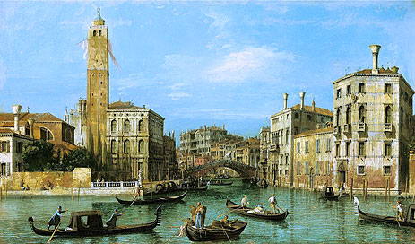 San Geremia and the Entrance to the Cannaregio, c.1726/27 | Canaletto | Painting Reproduction