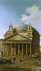 Rome: The Pantheon, 1742 | Canaletto | Gemälde Reproduktion