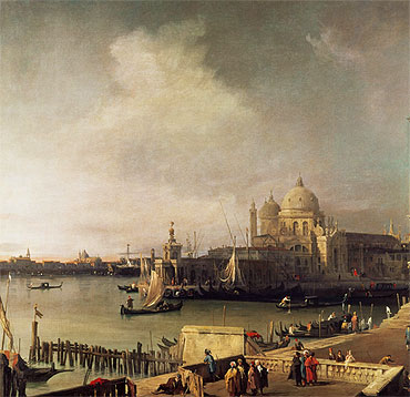 Entrance to the Grand Canal, c.1726/28 | Canaletto | Painting Reproduction