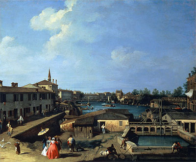 Dolo an der Brenta, c.1720/42 | Canaletto