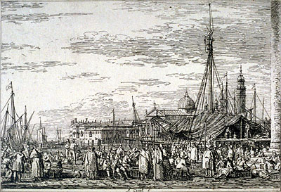 The Market on the Molo, undated | Canaletto | Painting Reproduction
