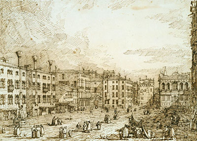Campo Santo Stefano, c.1735/40 | Canaletto | Painting Reproduction