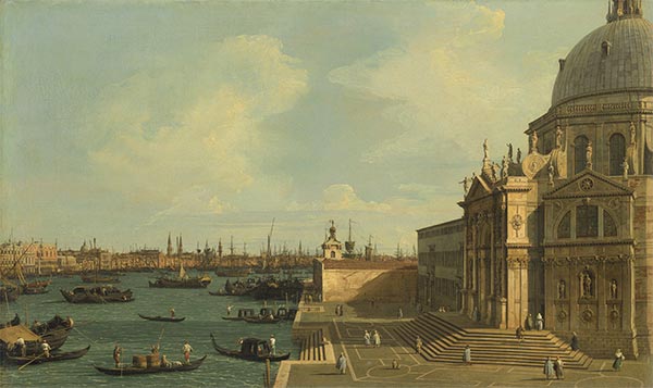 Venice: Santa Maria della Salute, undated | Canaletto | Painting Reproduction