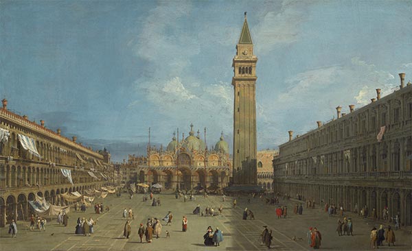 Piazza San Marco, c.1727/29 | Canaletto | Gemälde Reproduktion