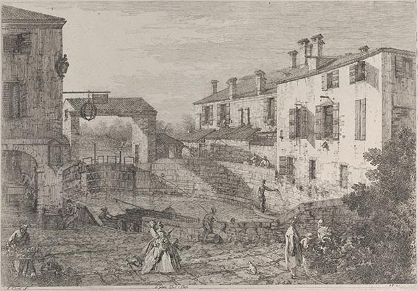 Le porte del Dolo | Canaletto | Painting Reproduction