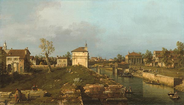 Die Porta Portello, Padua | Canaletto | Gemälde Reproduktion
