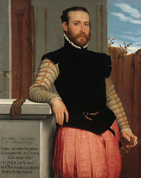Portrait of Prospero Alessandri, 1560 | Giovanni Battista Moroni | Painting Reproduction
