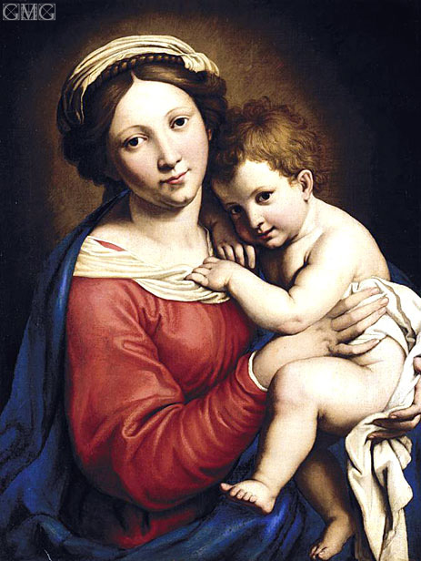 The Madonna and Child, undated | Sassoferrato | Painting Reproduction