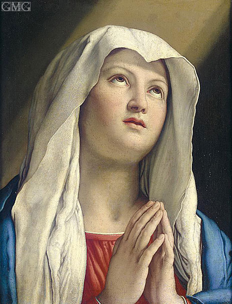 The Virgin in Prayer, undated | Sassoferrato | Painting Reproduction