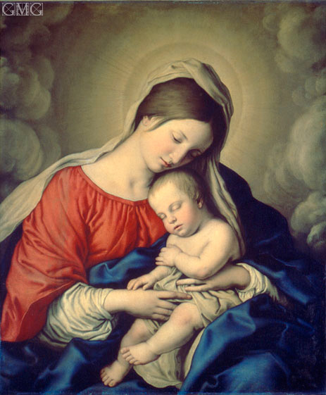 The Virgin and Child, 1640s | Sassoferrato | Painting Reproduction