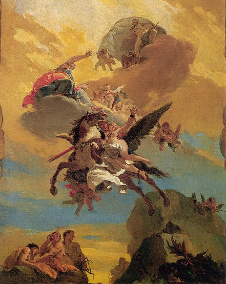 Perseus and Andromeda, c.1730 | Tiepolo | Painting Reproduction