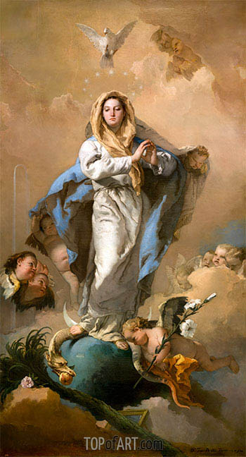 The Immaculate Conception, c.1767/69 | Tiepolo | Painting Reproduction