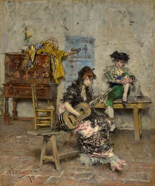 Guitar Player, 1872 | Giovanni Boldini | Painting Reproduction