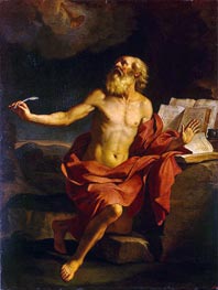 St Jerome in the Wilderness | Guercino | Gemälde Reproduktion