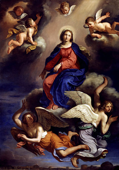 Assumption of the Virgin, 1650 | Guercino | Painting Reproduction