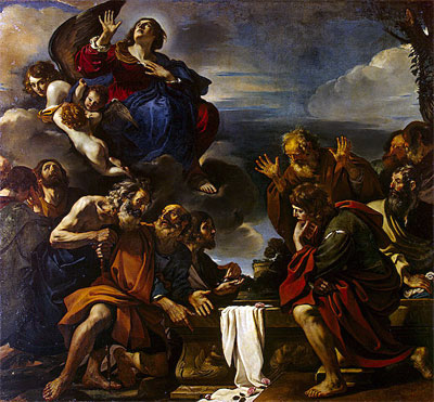 The Assumption of the Virgin, 1623 | Guercino | Painting Reproduction