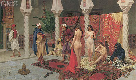 Inspection of the New Arrivals, n.d. by Giulio Rosati | Painting Reproduction