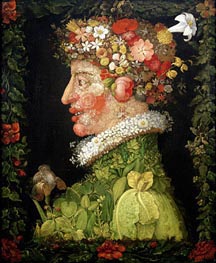 Spring, 1573 by Arcimboldo | Painting Reproduction