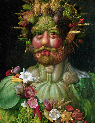 Rudolf II (Vertumnus), c.1590 | Arcimboldo | Painting Reproduction