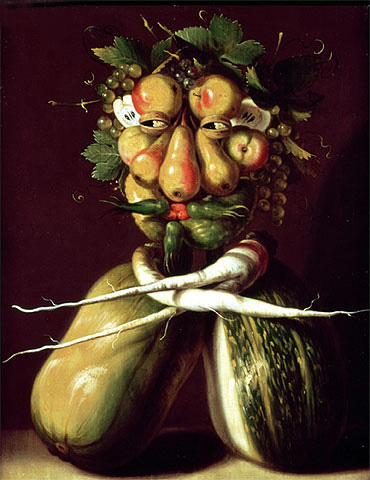 Whimsical Portrait, undated | Arcimboldo | Gemälde Reproduktion